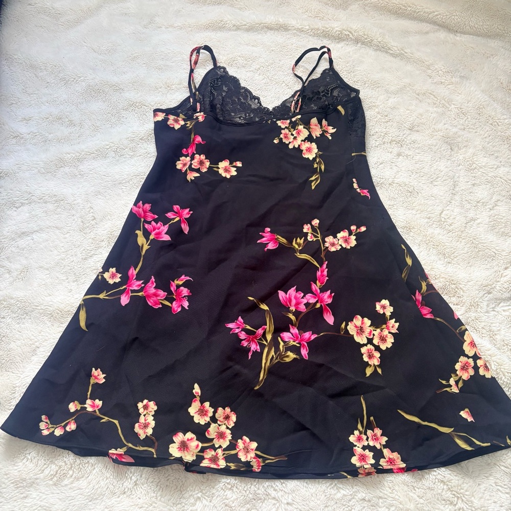 Oscar de la Renta Pink Label Floral Lace Slip – S | Romantic Lingerie | Coquette - Picture 5 of 7